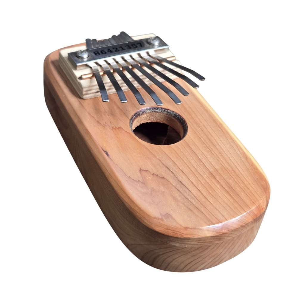 Mountain Melodies 8 Key Cedar Box Thumb Piano Handcrafted USA Kalimba BXCR
